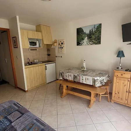 25m² Au Pied Des Montagnes, Balcon, Ideal Pour 4 Pers - Fr-1-573-95 * Le Biot